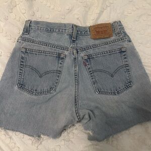 Levi's Light Blue Denim Shorts